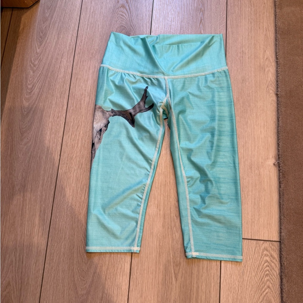 Teeki Leggings deer skull size Large
